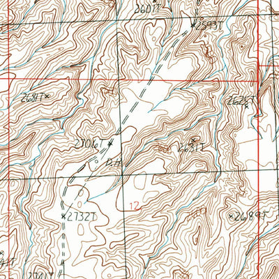 United States Geological Survey Garland Creek, MT (1984, 24000-Scale) digital map