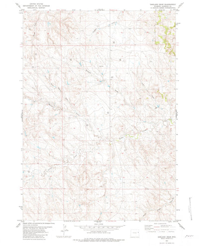 United States Geological Survey Garland Draw, WY (1981, 24000-Scale) digital map