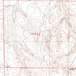 United States Geological Survey Garland Draw, WY (1981, 24000-Scale) digital map