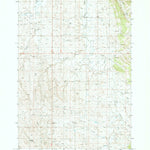 United States Geological Survey Garland Hill, WY (1984, 24000-Scale) digital map