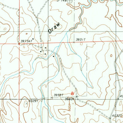United States Geological Survey Garland Hill, WY (1984, 24000-Scale) digital map