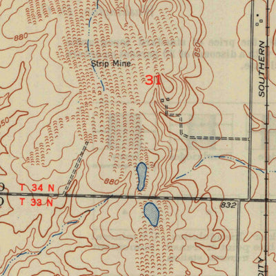 United States Geological Survey Garland, KS-MO (1949, 24000-Scale) digital map