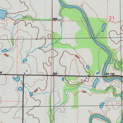 United States Geological Survey Garland, KS-MO (1991, 24000-Scale) digital map