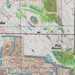 United States Geological Survey Garland, KS-MO (1991, 24000-Scale) digital map