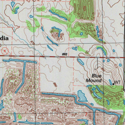 United States Geological Survey Garland, KS-MO (1991, 24000-Scale) digital map