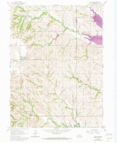 United States Geological Survey Garland, NE (1964, 24000-Scale) digital map