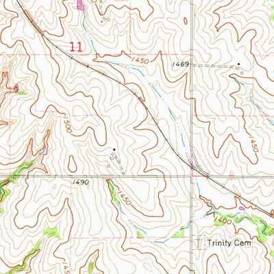 United States Geological Survey Garland, NE (1964, 24000-Scale) digital map