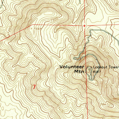 United States Geological Survey Garland Prairie, AZ (1963, 24000-Scale) digital map