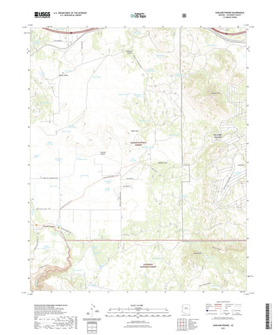 United States Geological Survey Garland Prairie, AZ (2021, 24000-Scale) digital map