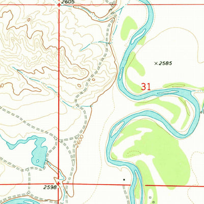 United States Geological Survey Garland School, MT (1969, 24000-Scale) digital map