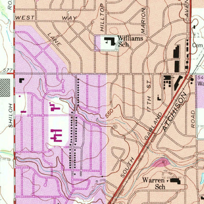 United States Geological Survey Garland, TX (1959, 24000-Scale) digital map