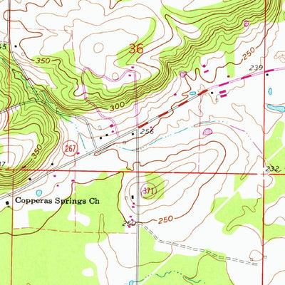 United States Geological Survey Garner, AR (1963, 24000-Scale) digital map