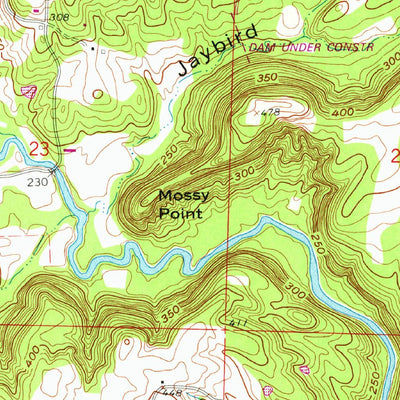 United States Geological Survey Garner, AR (1963, 24000-Scale) digital map