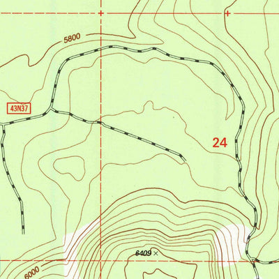 United States Geological Survey Garner Mountain, CA (2001, 24000-Scale) digital map