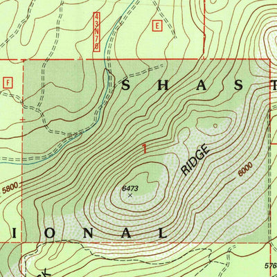 United States Geological Survey Garner Mountain, CA (2001, 24000-Scale) digital map