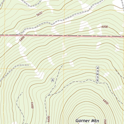 United States Geological Survey Garner Mountain, CA (2022, 24000-Scale) digital map
