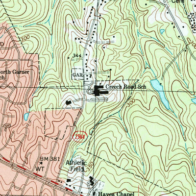 United States Geological Survey Garner, NC (2002, 24000-Scale) digital map