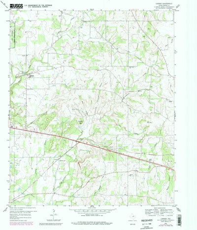 United States Geological Survey Garner, TX (1959, 24000-Scale) digital map