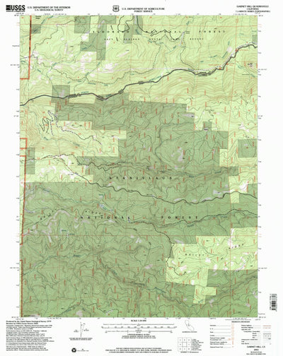 United States Geological Survey Garnet Hill, CA (2001, 24000-Scale) digital map