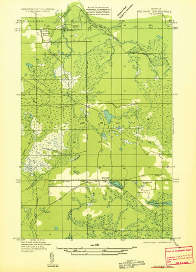 United States Geological Survey Garnet, MI (1931, 31680-Scale) digital map