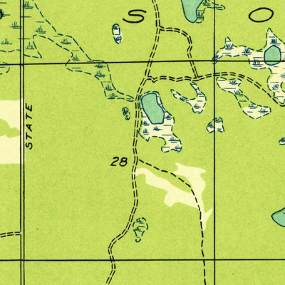 United States Geological Survey Garnet, MI (1931, 31680-Scale) digital map