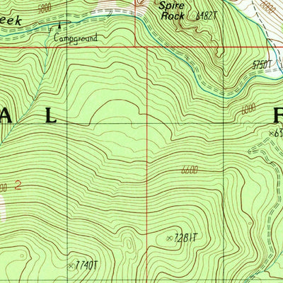 United States Geological Survey Garnet Mountain, MT (1988, 24000-Scale) digital map