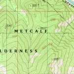 United States Geological Survey Garnet Mountain, MT (1988, 24000-Scale) digital map