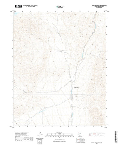United States Geological Survey Garnet Mountain NW, AZ (2021, 24000-Scale) digital map