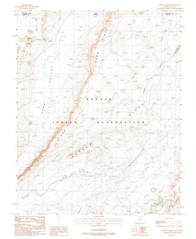 United States Geological Survey Garnet Ridge, AZ-UT (1988, 24000-Scale) digital map