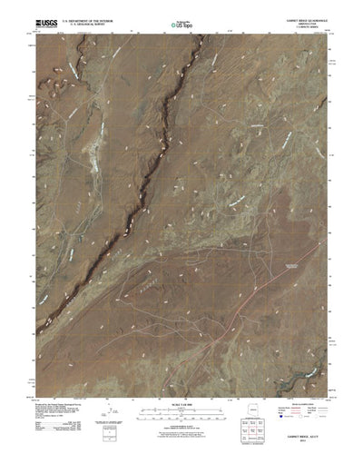 United States Geological Survey Garnet Ridge, AZ-UT (2007, 24000-Scale) digital map