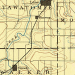 United States Geological Survey Garnett, KS (1885, 125000-Scale) digital map