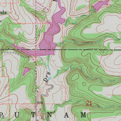 United States Geological Survey Garnett NW, KS (1966, 24000-Scale) digital map