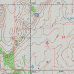 United States Geological Survey Garnett SE, KS (1966, 24000-Scale) digital map