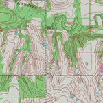 United States Geological Survey Garnett SE, KS (1966, 24000-Scale) digital map