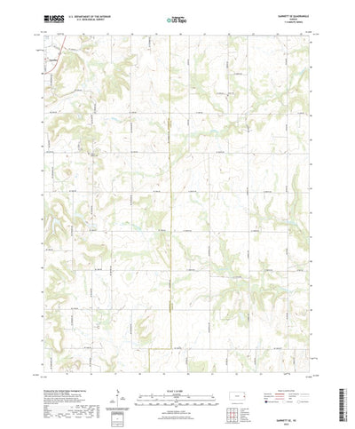 United States Geological Survey Garnett SE, KS (2022, 24000-Scale) digital map