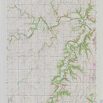 United States Geological Survey Garnett West, KS (1966, 24000-Scale) digital map