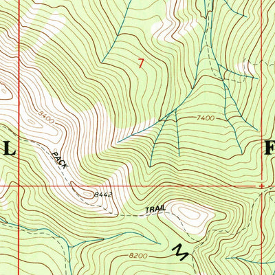 United States Geological Survey Garns Mountain, ID (1978, 24000-Scale) digital map