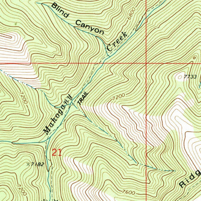 United States Geological Survey Garns Mountain, ID (1978, 24000-Scale) digital map