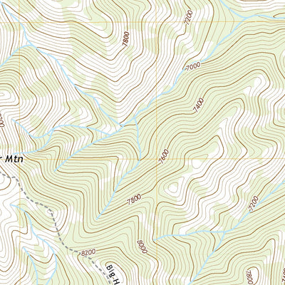 United States Geological Survey Garns Mountain, ID (2020, 24000-Scale) digital map