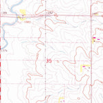 United States Geological Survey Garretson West, SD (1962, 24000-Scale) digital map