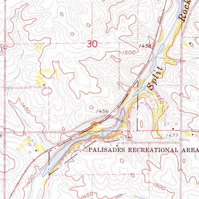 United States Geological Survey Garretson West, SD (1962, 24000-Scale) digital map