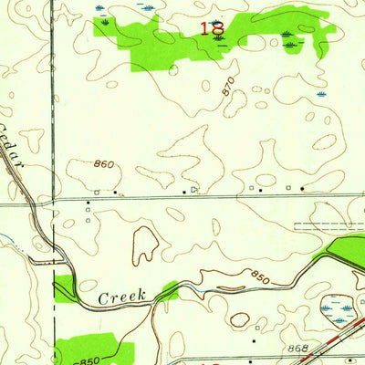 United States Geological Survey Garrett, IN (1957, 24000-Scale) digital map