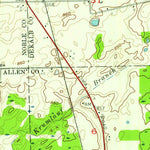 United States Geological Survey Garrett, IN (1957, 24000-Scale) digital map