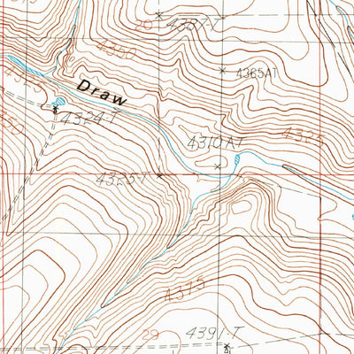 United States Geological Survey Garrett Ranch, NM (1985, 24000-Scale) digital map