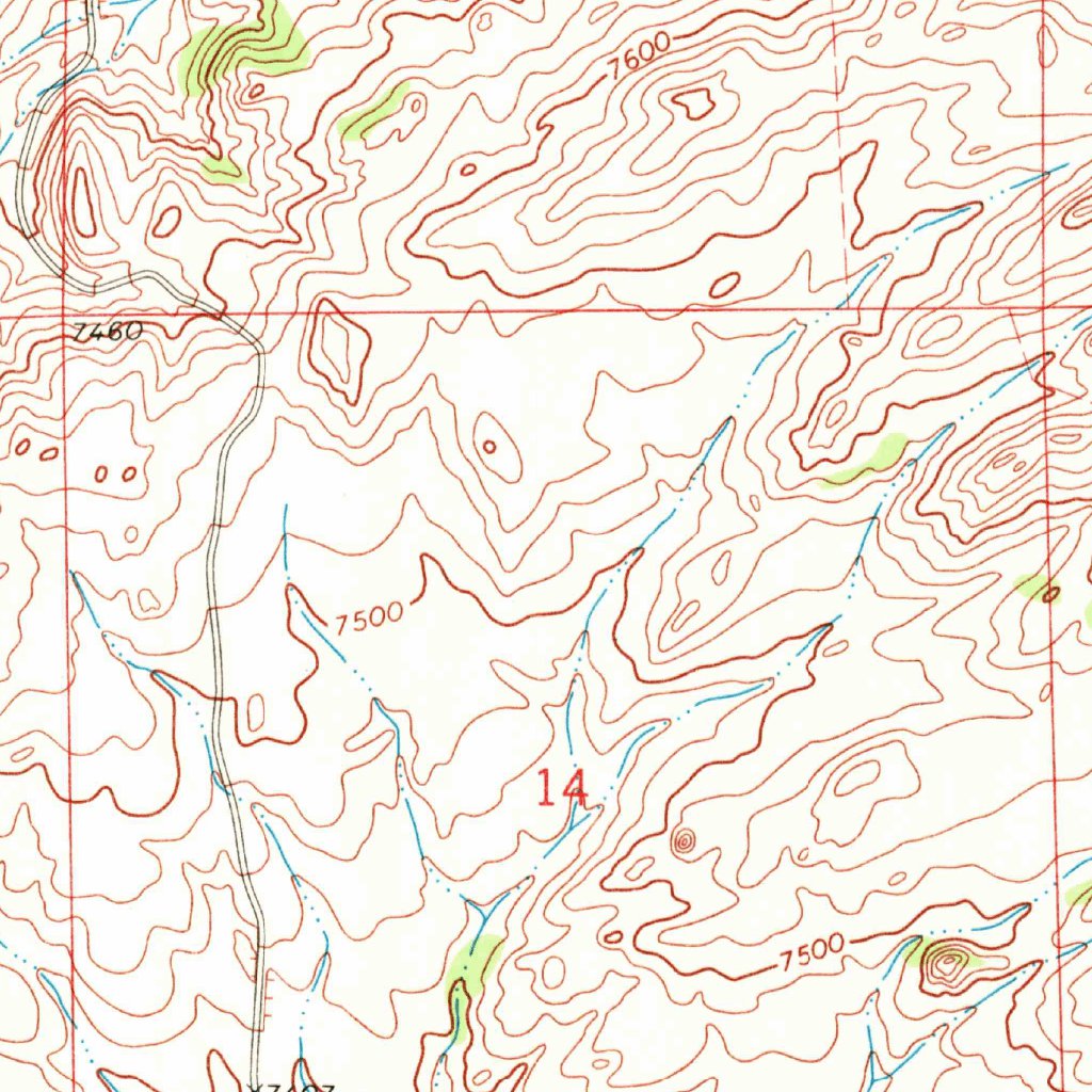 Garrett, WY (1968, 24000-Scale) Map by United States Geological Survey ...