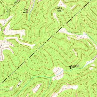United States Geological Survey Garretts Bend, WV (1958, 24000-Scale) digital map
