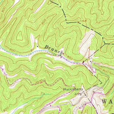 United States Geological Survey Garretts Bend, WV (1958, 24000-Scale) digital map