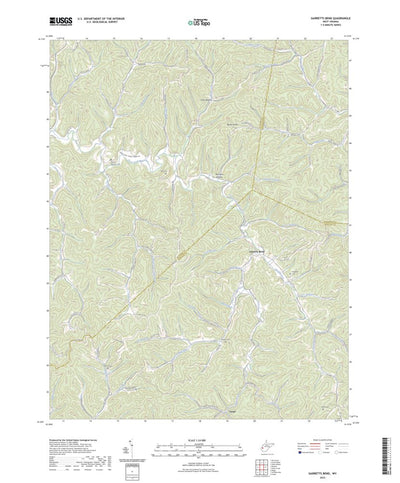 United States Geological Survey Garretts Bend, WV (2023, 24000-Scale) digital map
