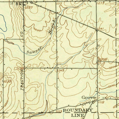 United States Geological Survey Garrettsville, OH (1907, 62500-Scale) digital map
