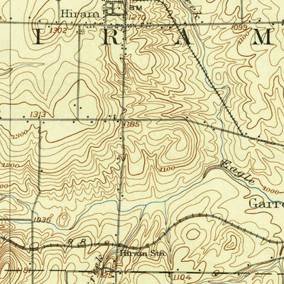 United States Geological Survey Garrettsville, OH (1907, 62500-Scale) digital map